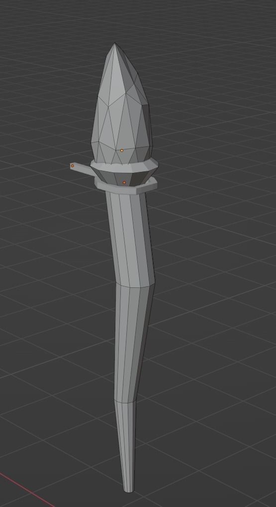 Witch Cauldron Low-poly 3D model_12