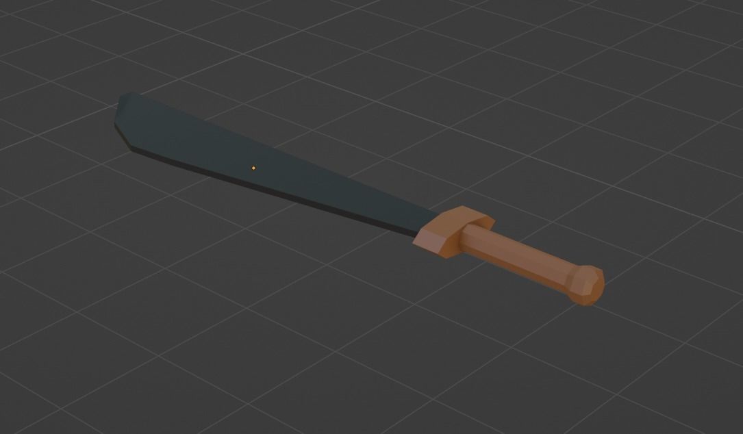 Witch Cauldron Low-poly 3D model_18