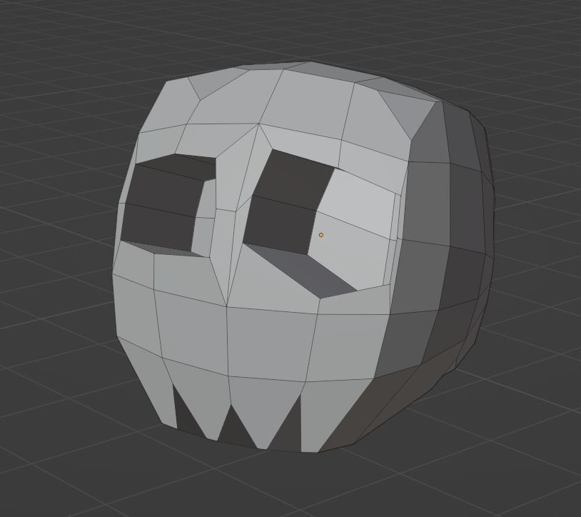 Witch Cauldron Low-poly 3D model_17