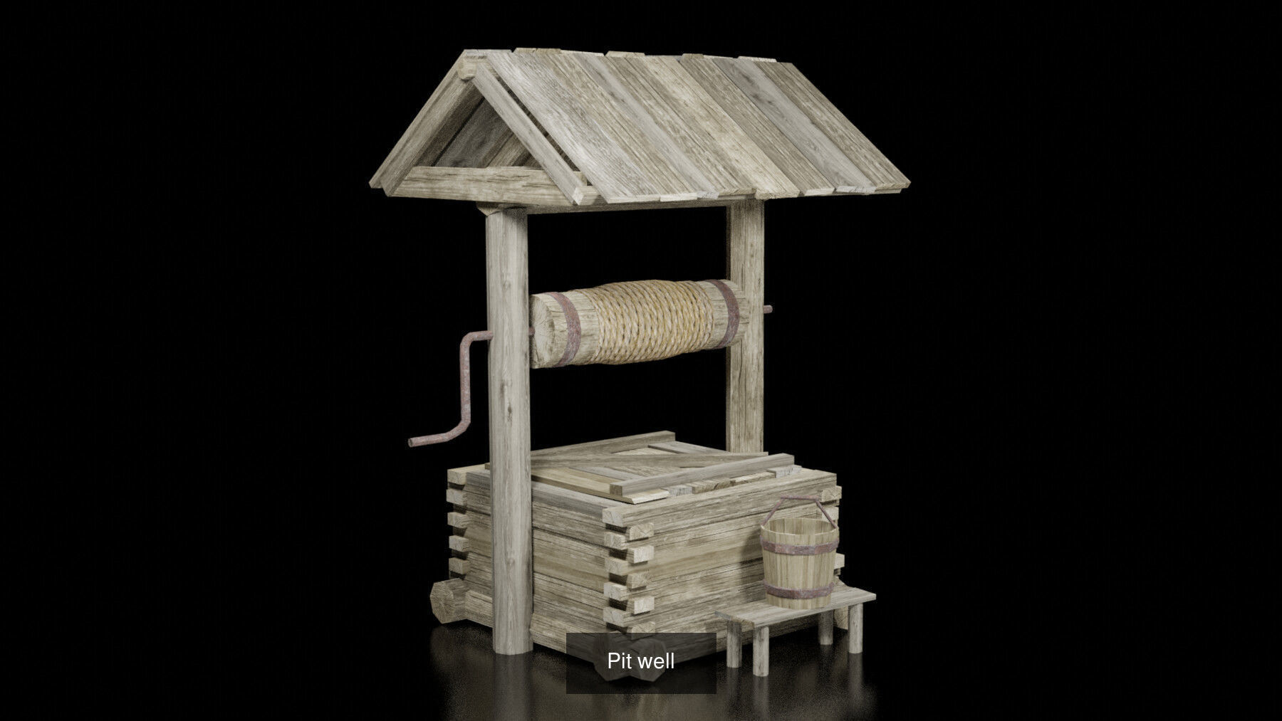 medieval town - set constructor 3D Model Collection_10