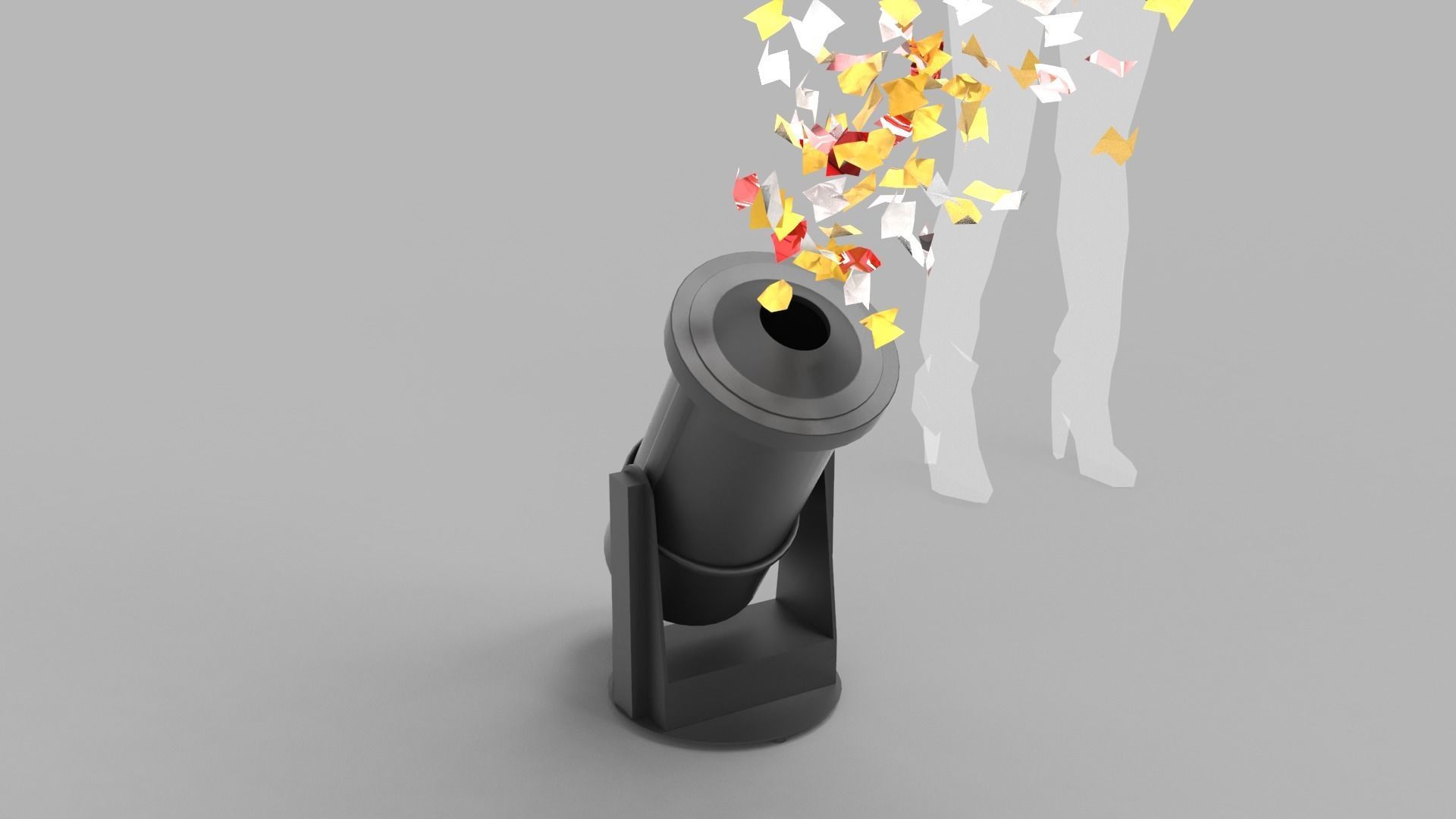 Paper Blower Machine 3D model_5