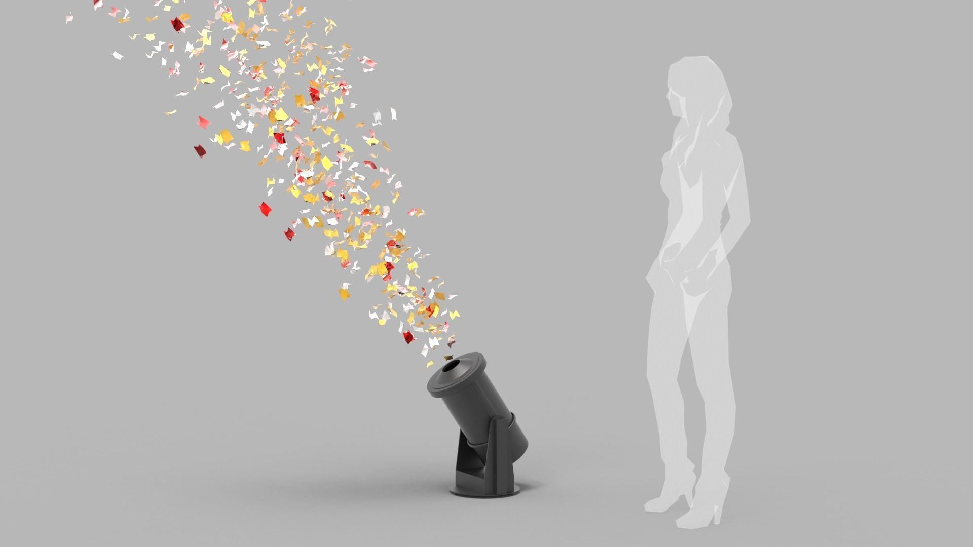 Paper Blower Machine 3D model_7