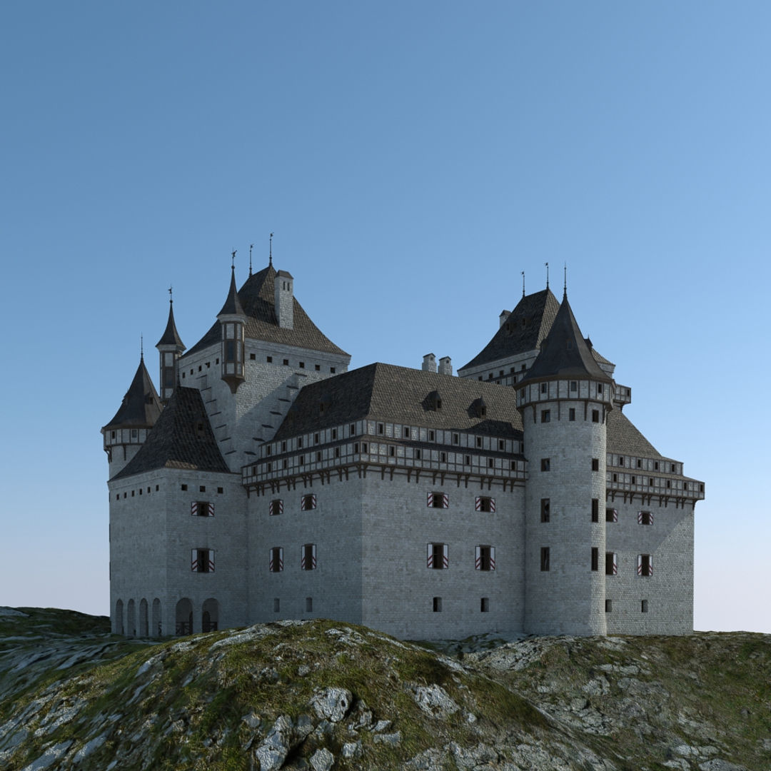 Medieval Castle 3D model_18