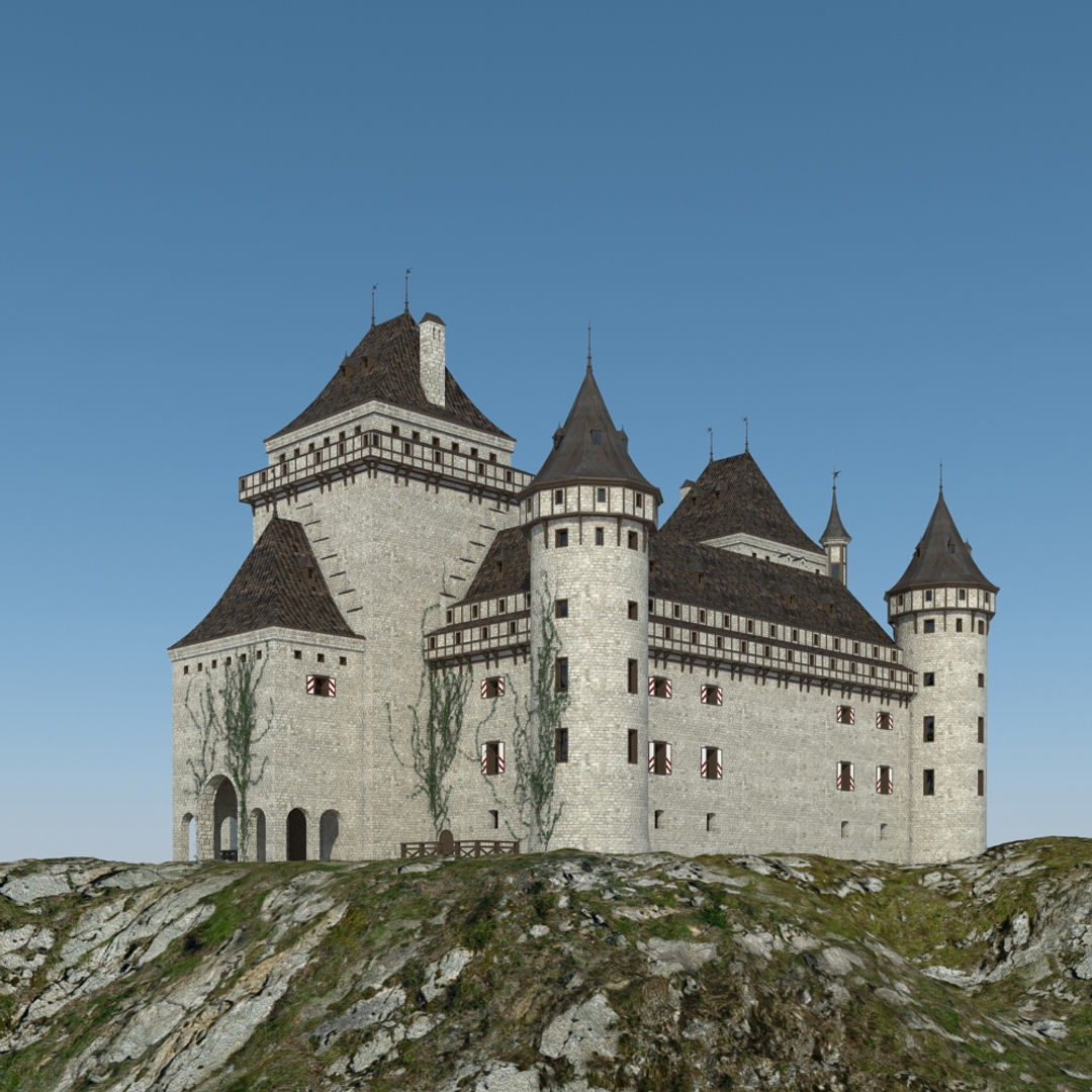 Medieval Castle 3D model_22
