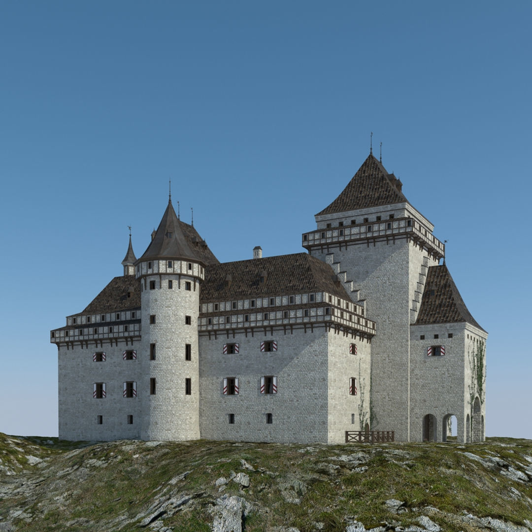 Medieval Castle 3D model_17