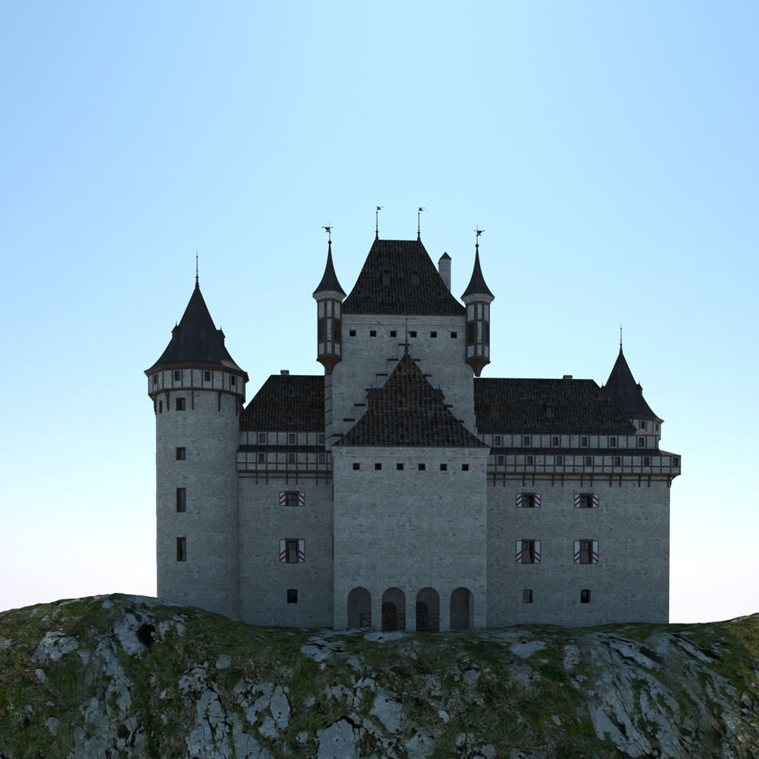 Medieval Castle 3D model_19