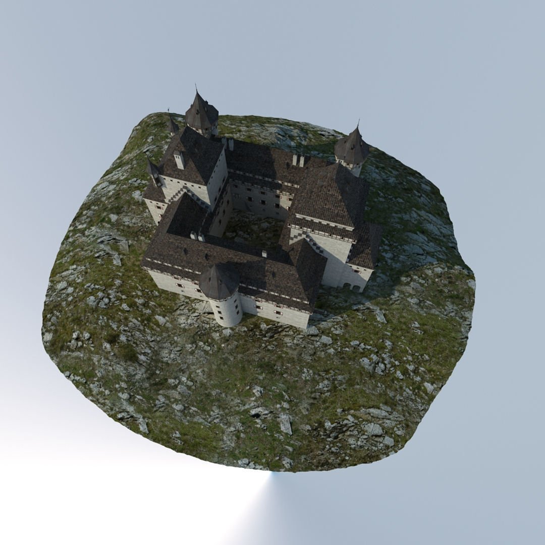 Medieval Castle 3D model_9