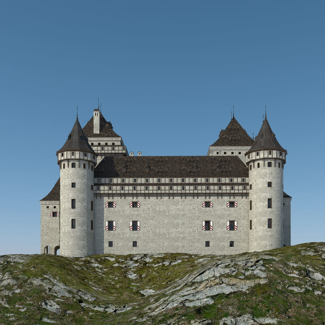 Medieval Castle 3D model_21