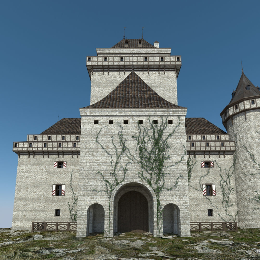 Medieval Castle 3D model_16