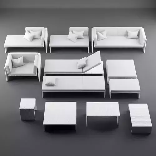 Dedon Slimline Collection 1 3D model