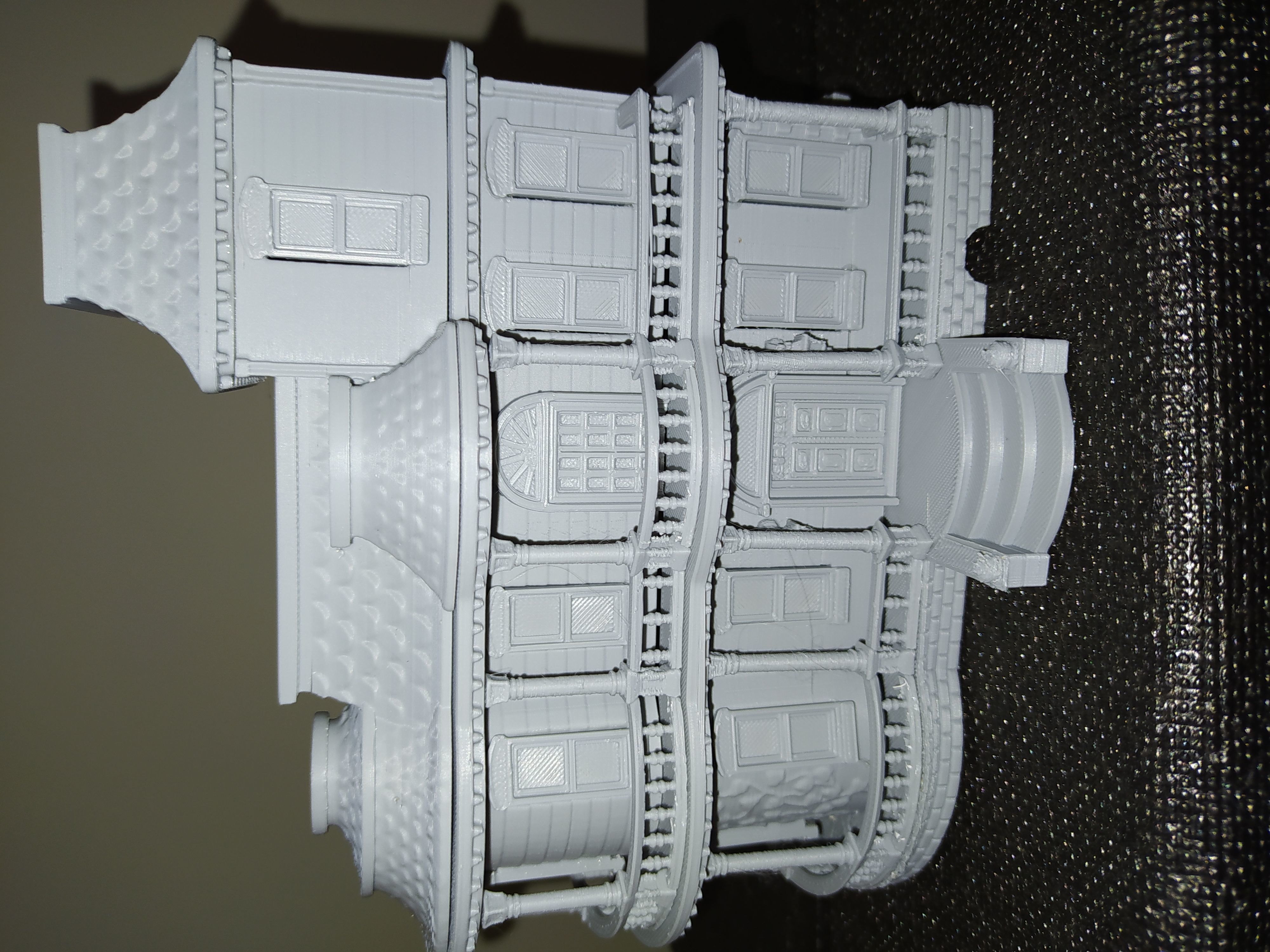 Colonial House - 3D Printing Ready 3D print model_15