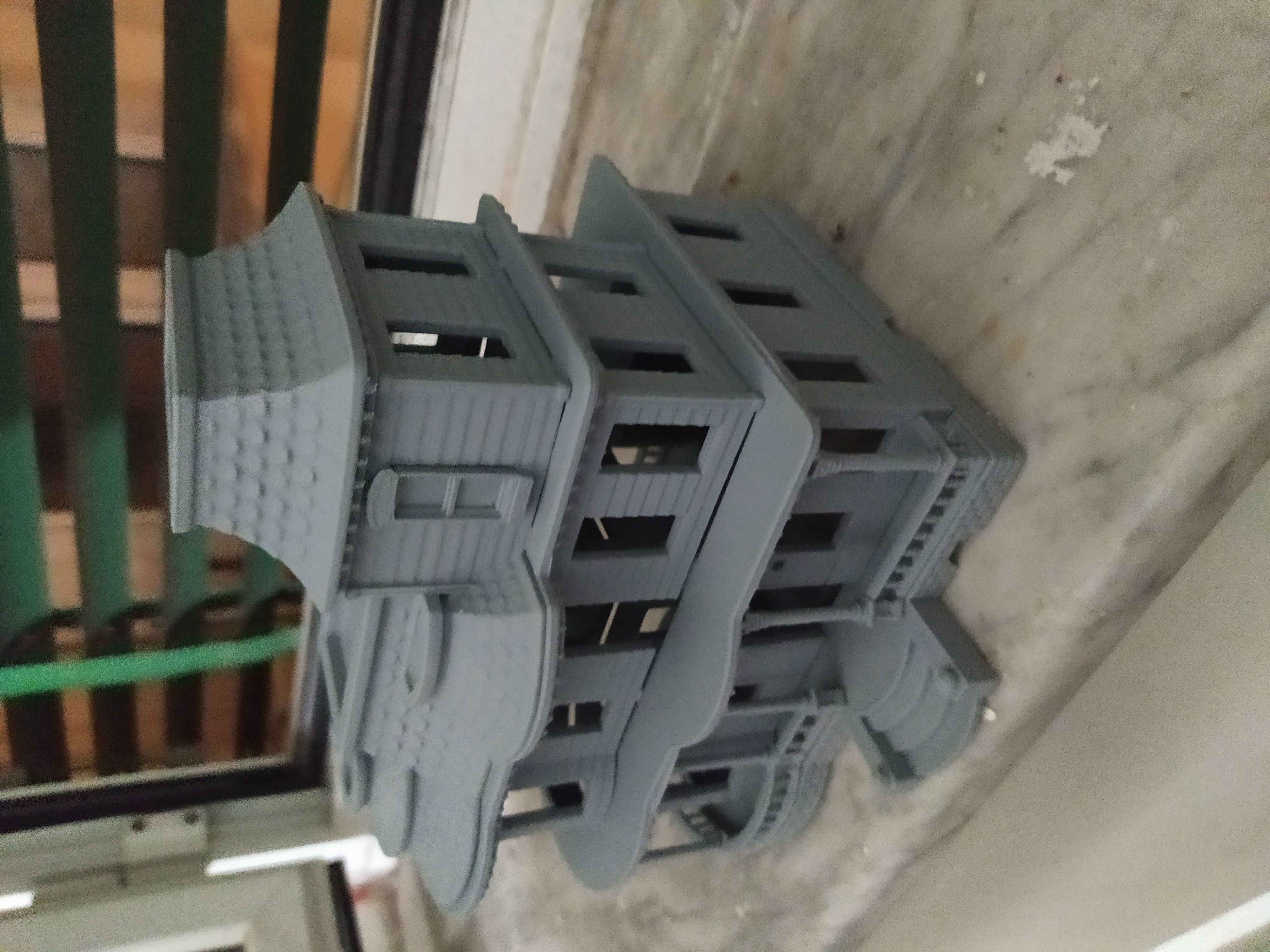 Colonial House - 3D Printing Ready 3D print model_4
