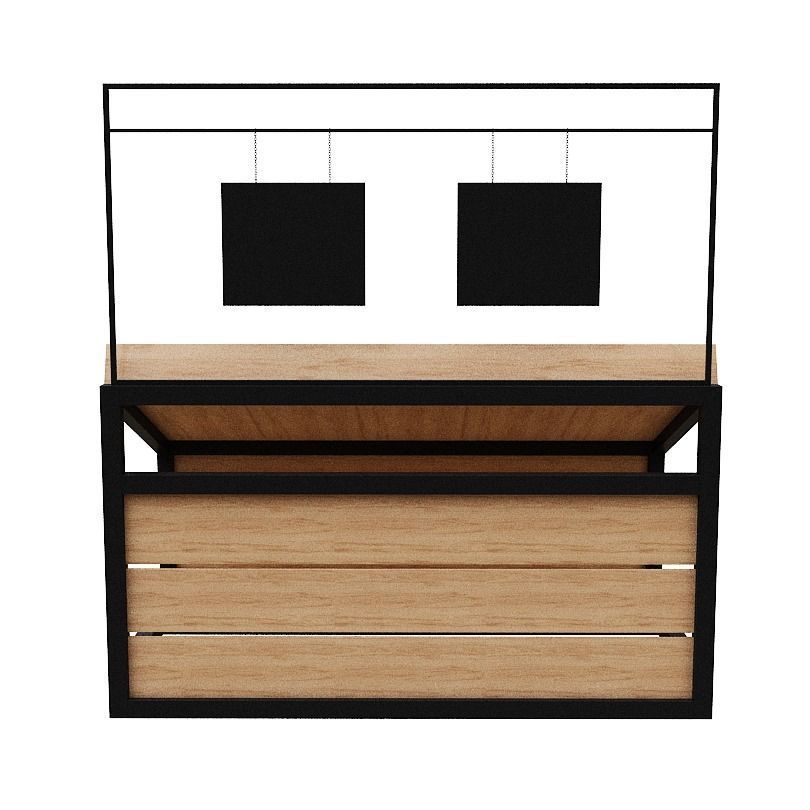 Stall models Low-poly 3D model_5