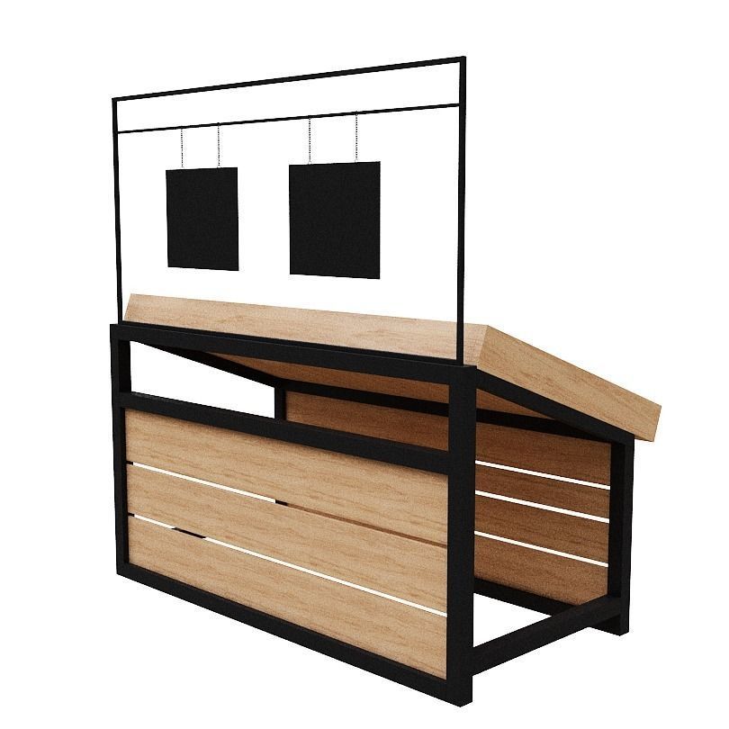 Stall models Low-poly 3D model_1