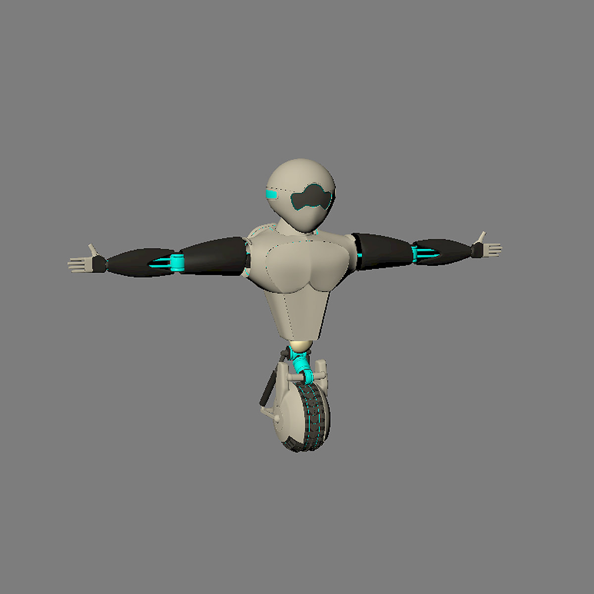 Robot MAX 2011 3D model_8