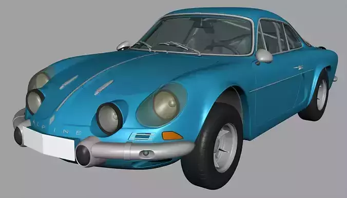 A 1970 Alpine A 110 sports car