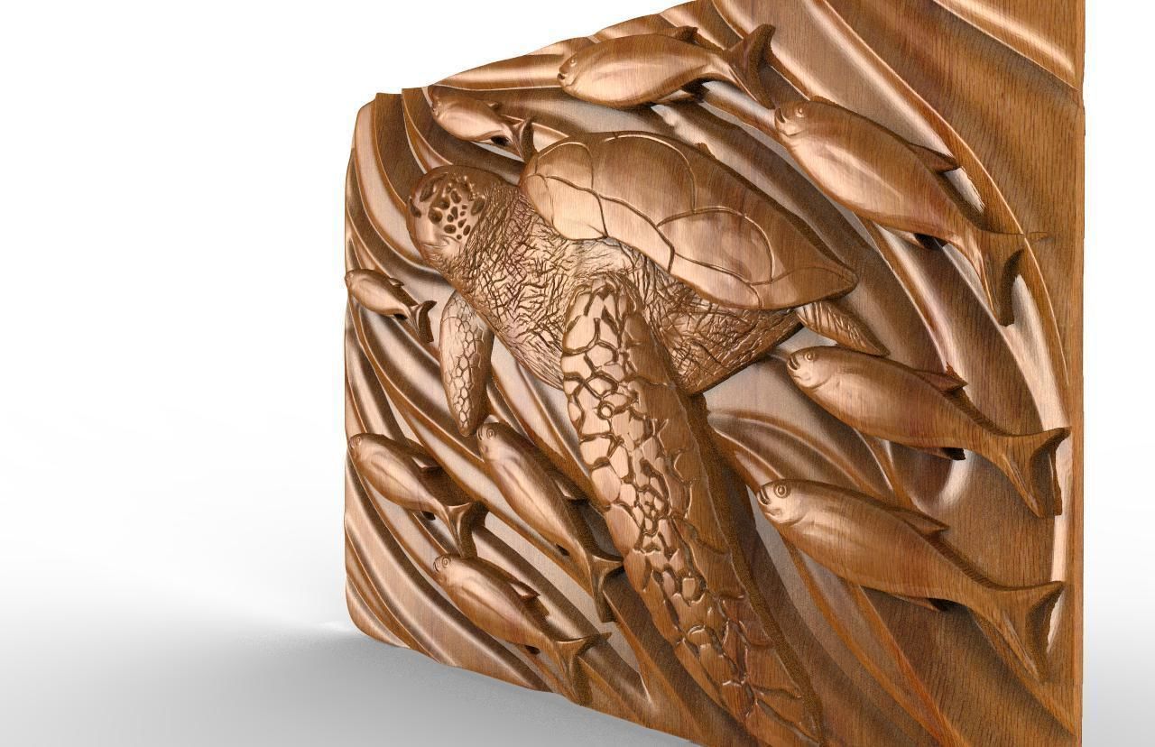 Turtle CNC 3 3D print model_6