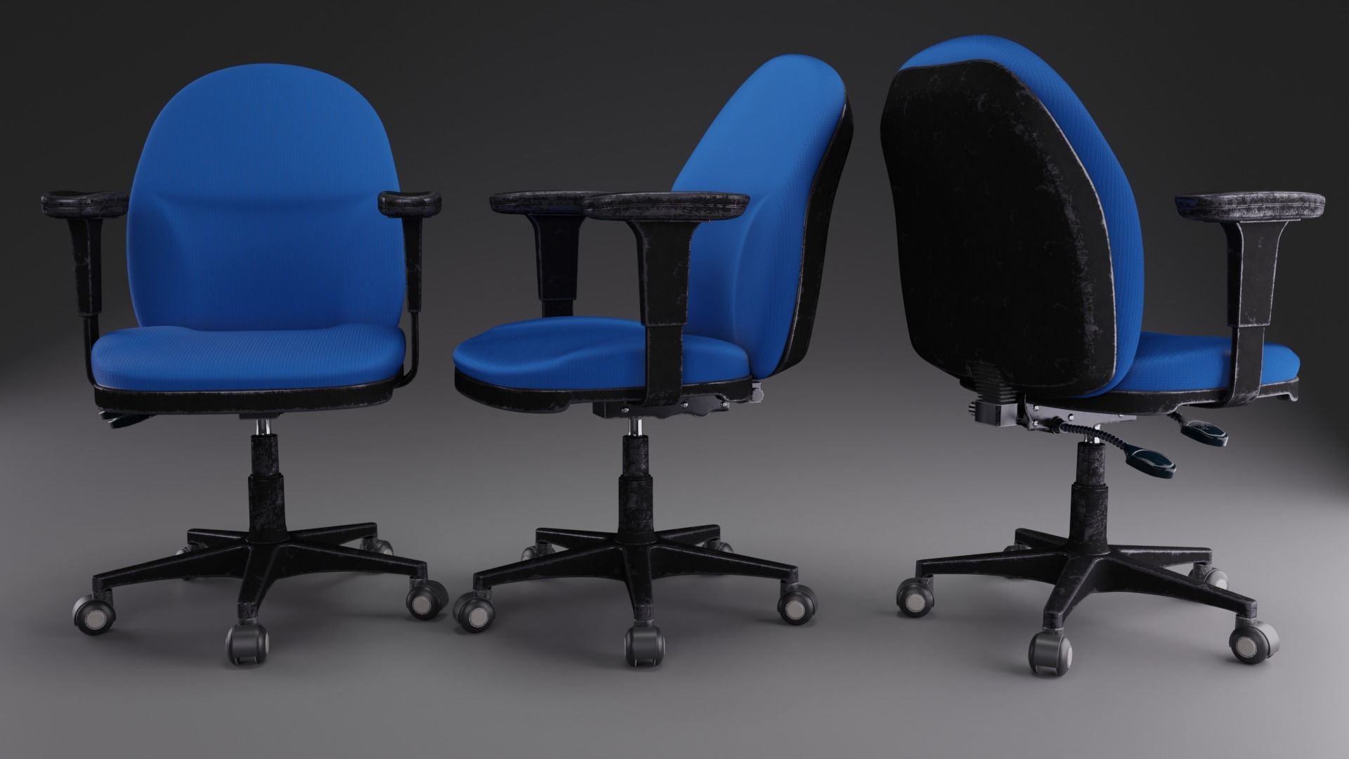 Office Chair 3D model_3