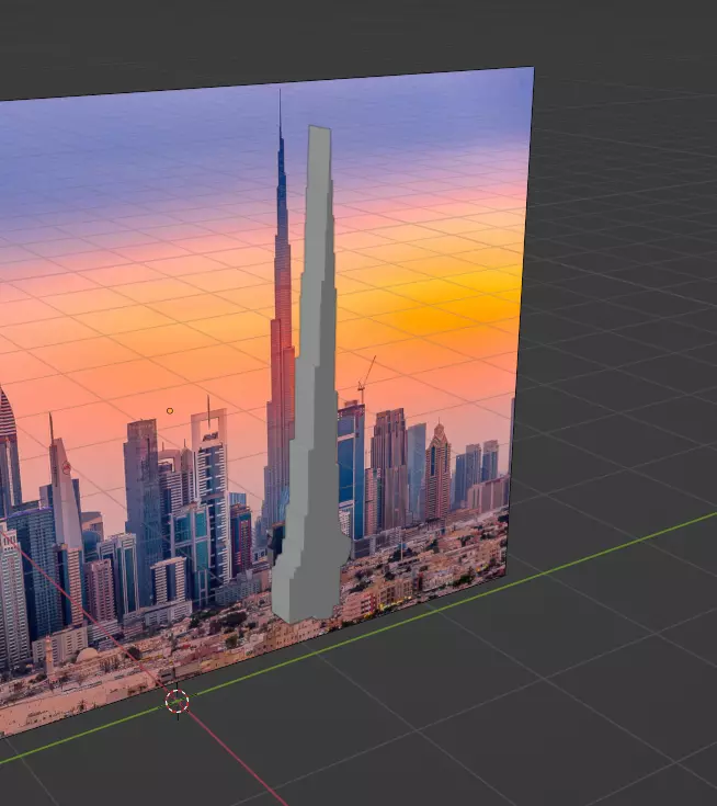 3D Burj Khalifa untextured 12k Triangles 3D print model_0