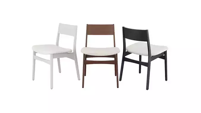 Baltimore Dining Chair Low-poly 3D model
