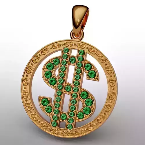 Dollar pendant