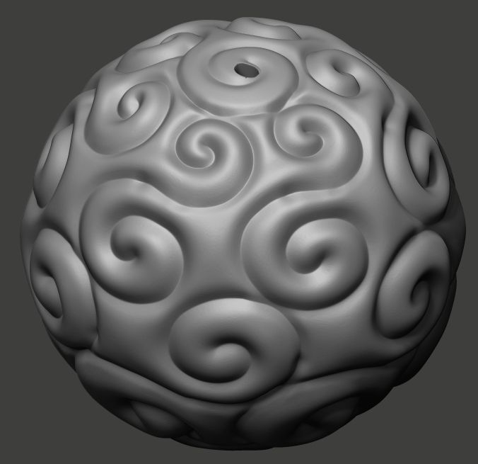 GOMU GOMU NO MI HITO NO MI MODEL NIKA ONE PIECE DEVIL FRUIT 3D model 3D printable CGTrader