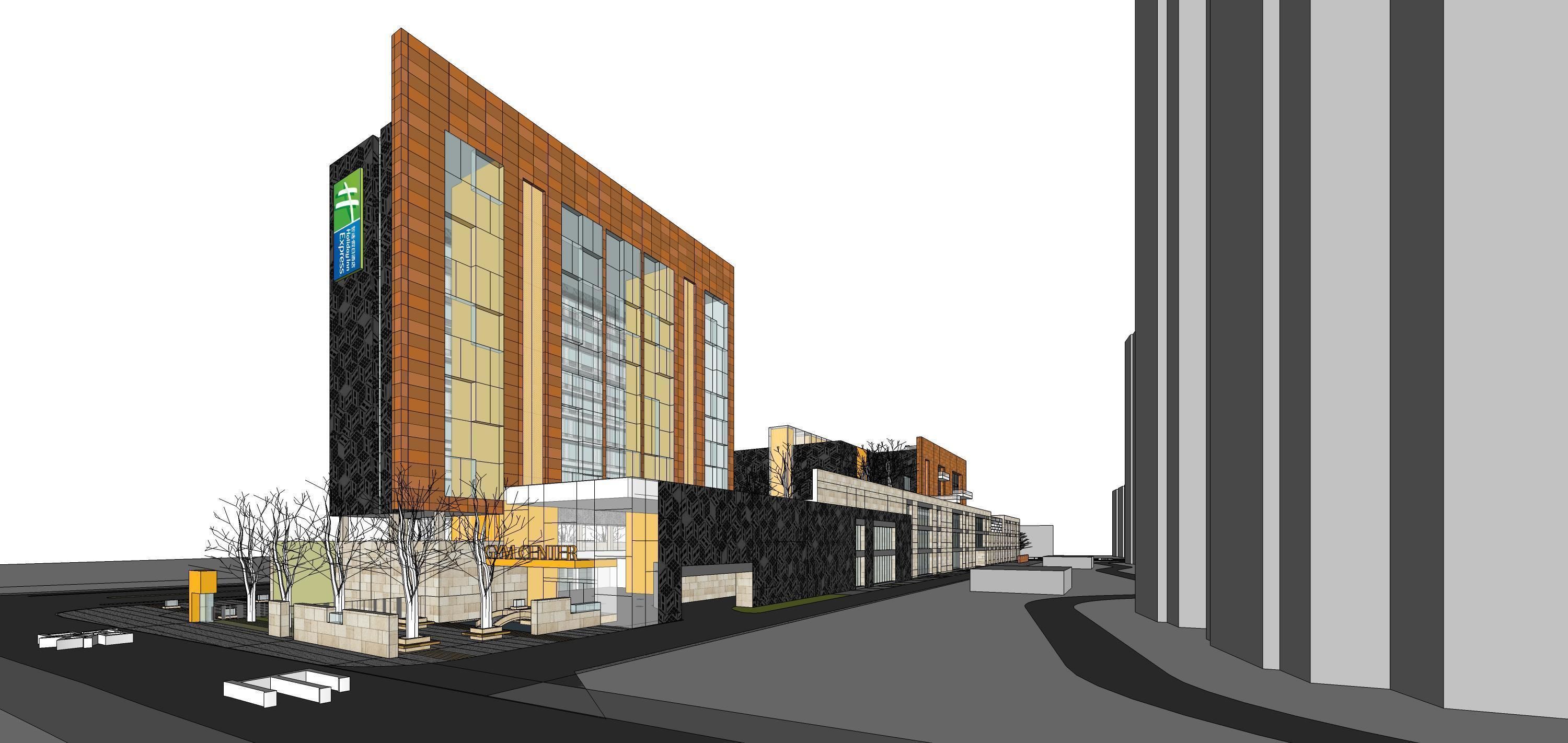 Sketchup Commercial Office Complex K2 3D model_6