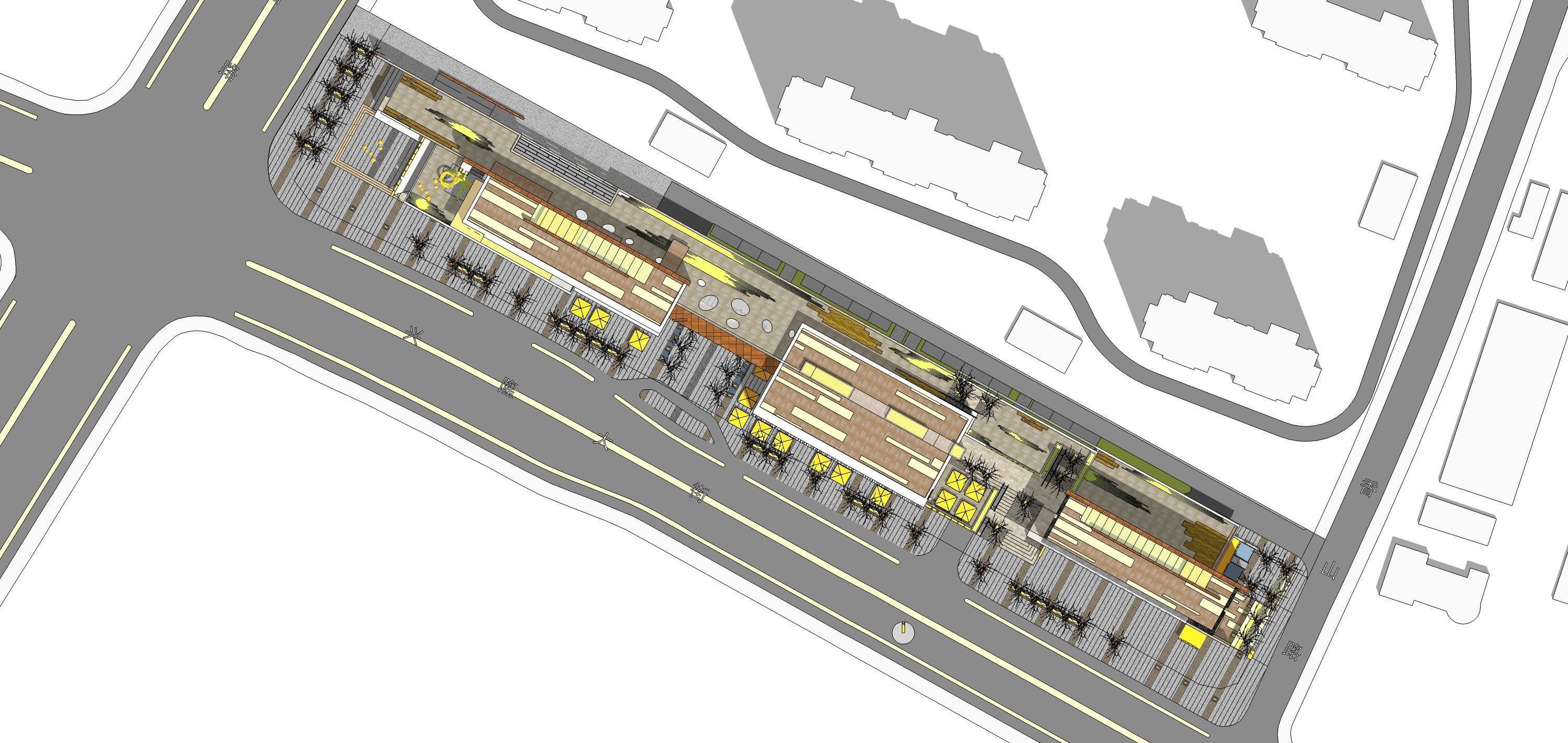 Sketchup Commercial Office Complex K2 3D model_8
