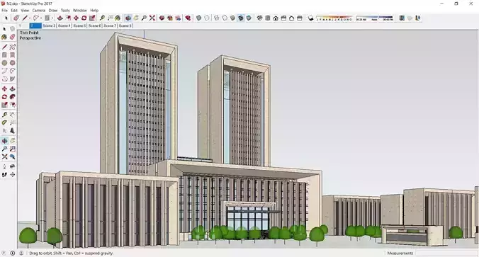 Sketchup Building N2 3D model