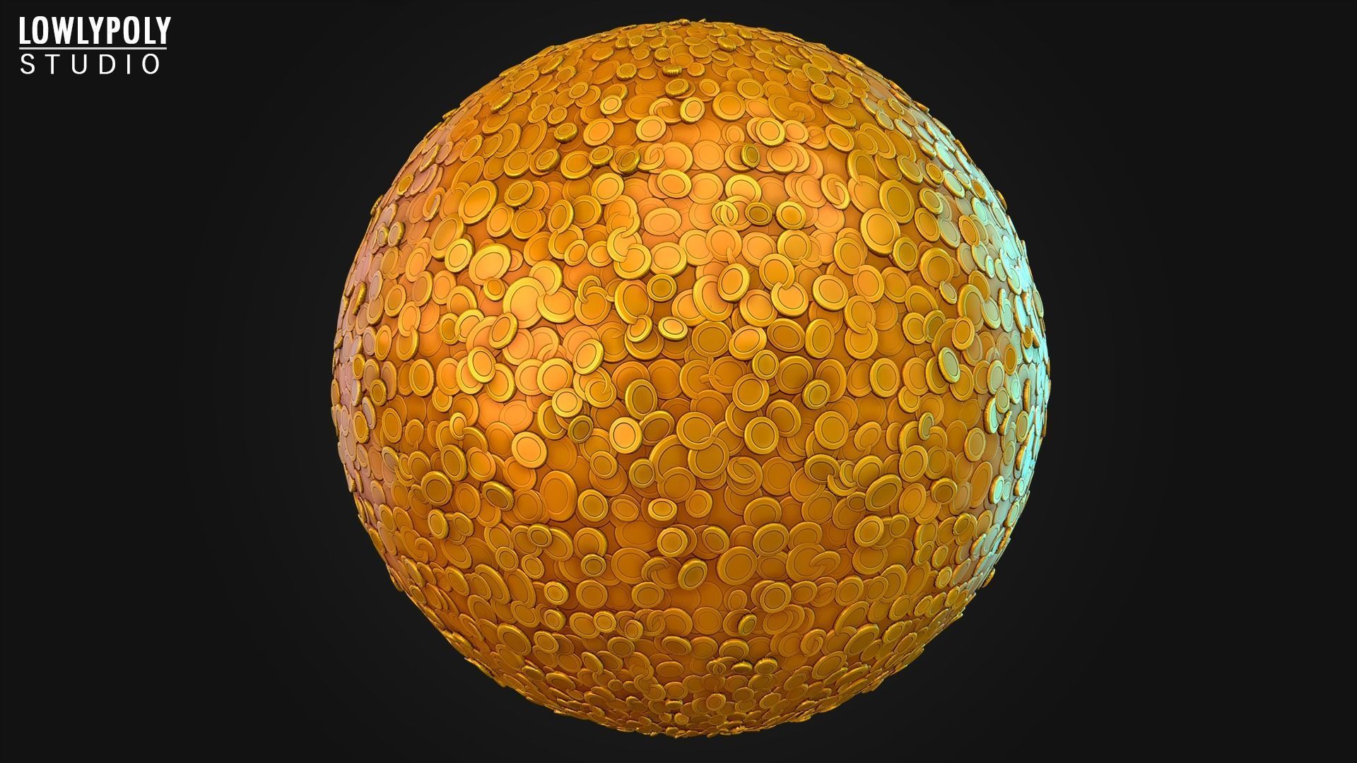 Stylized Coins Vol 150 - Hand Painted Textures Texture_9