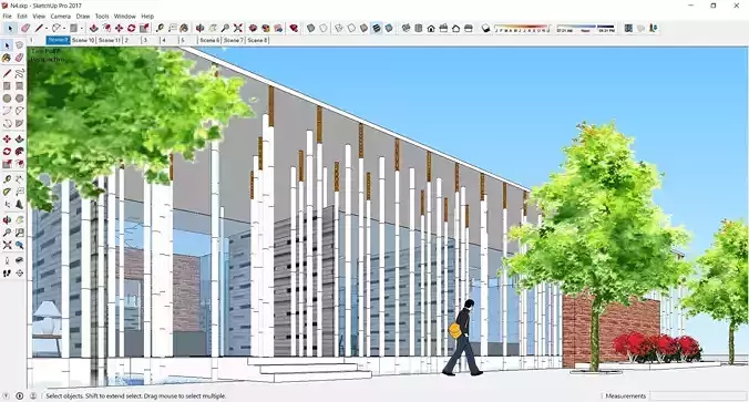 Sketchup Building N4 3D model