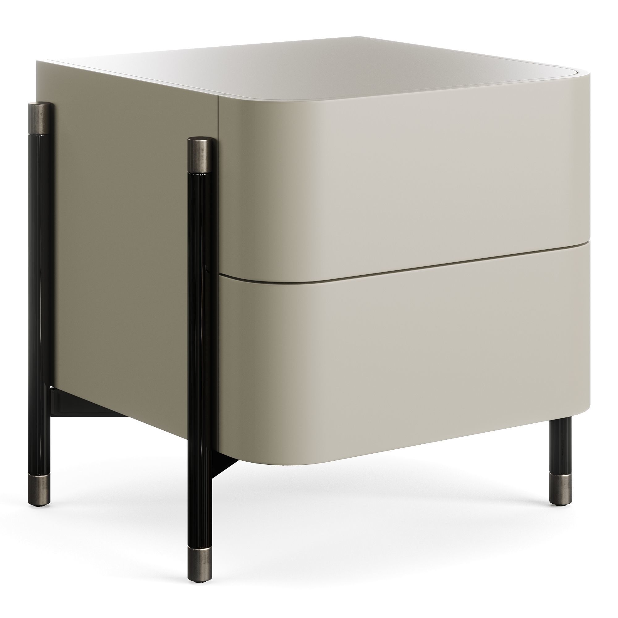 Laskasas Rosie Bedside Table 3D model_1