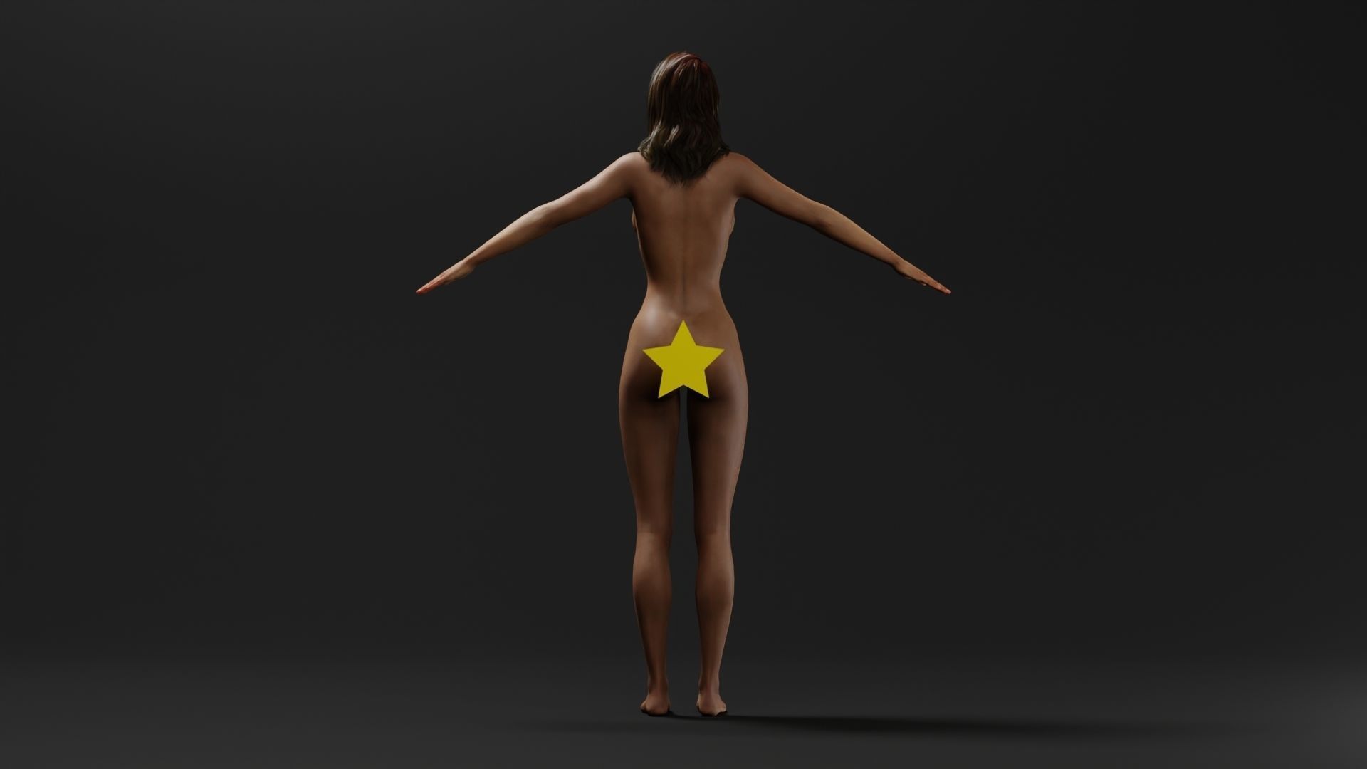 Realistic Female Character - Mariama 3D model_4