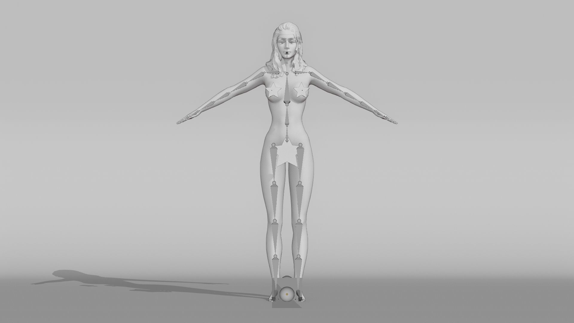 Realistic Female Character - Mariama 3D model_12