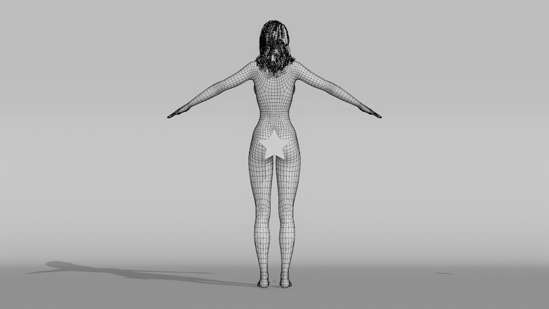 Realistic Female Character - Mariama 3D model_19