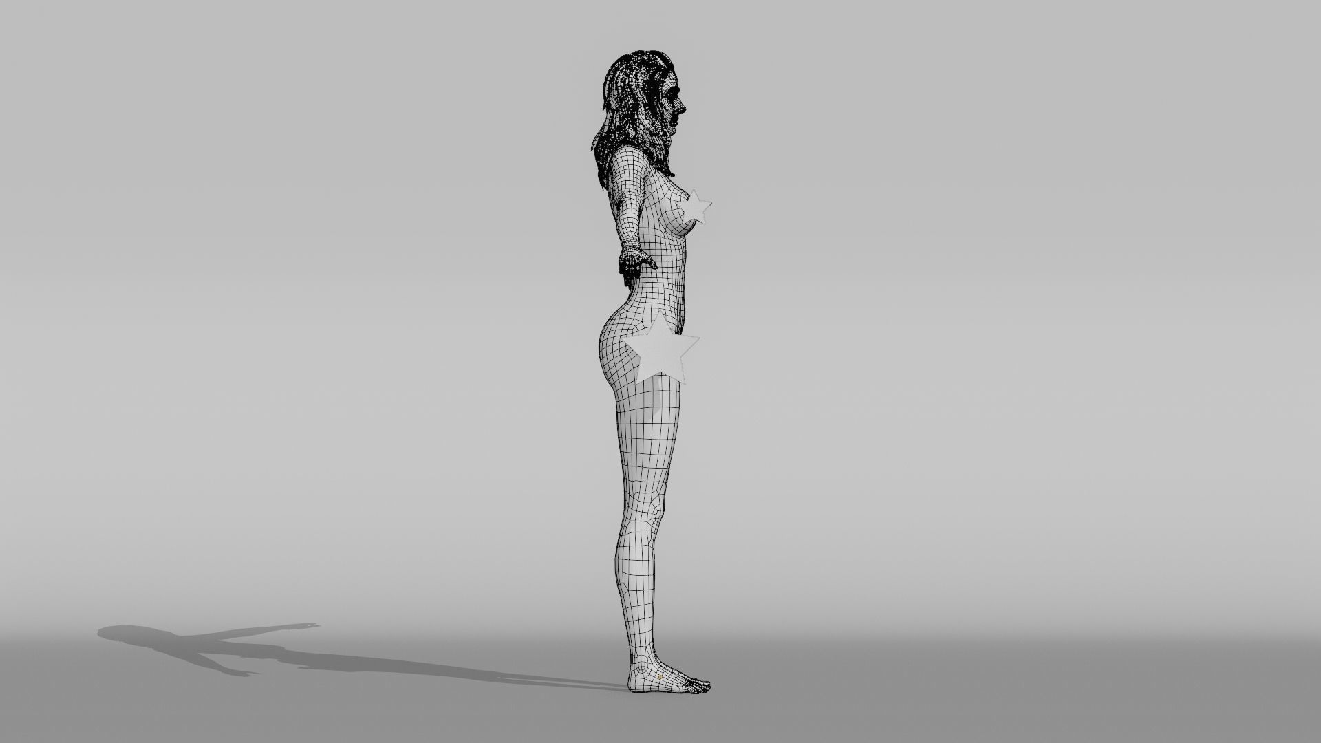 Realistic Female Character - Mariama 3D model_18