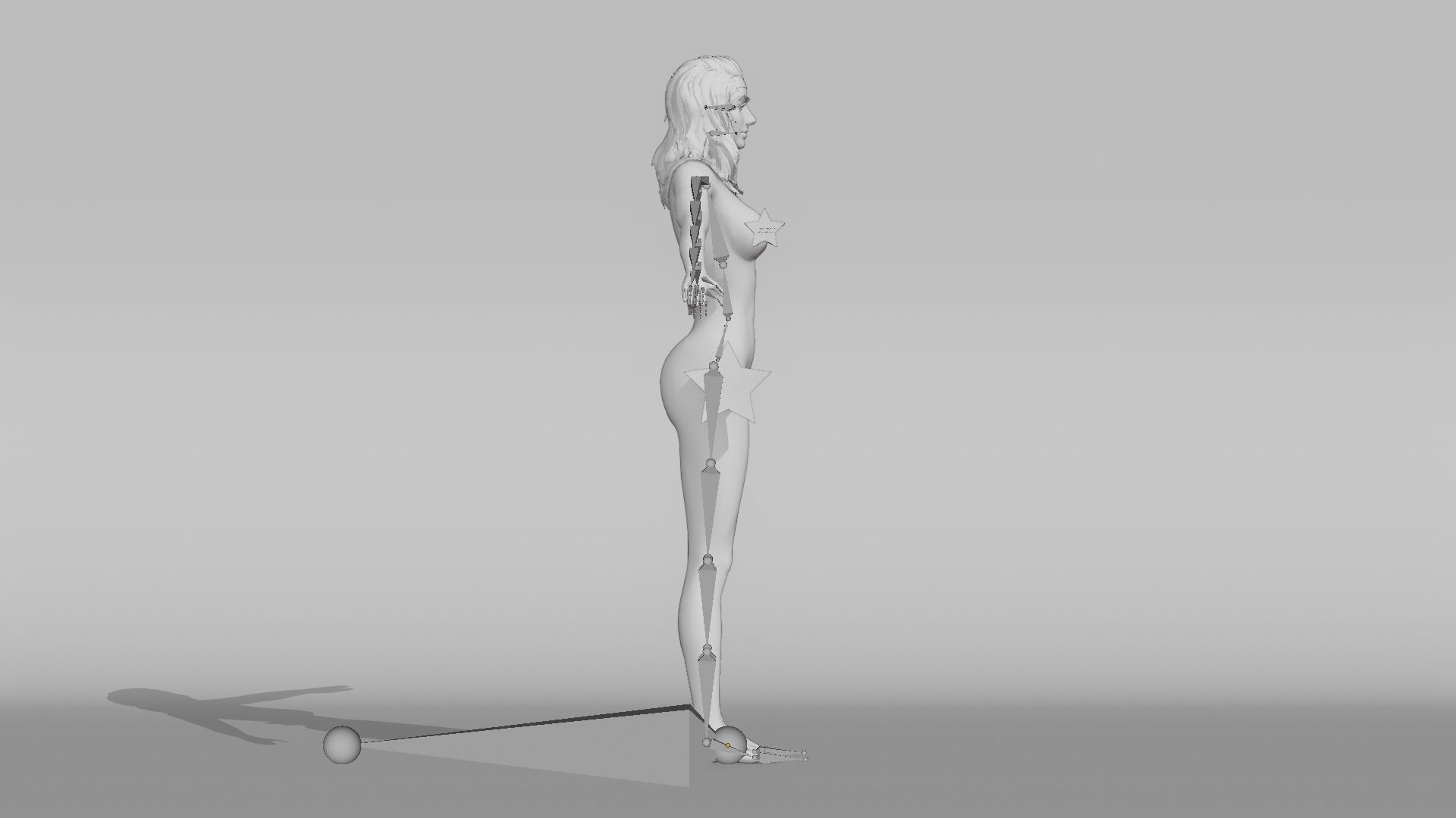 Realistic Female Character - Mariama 3D model_13