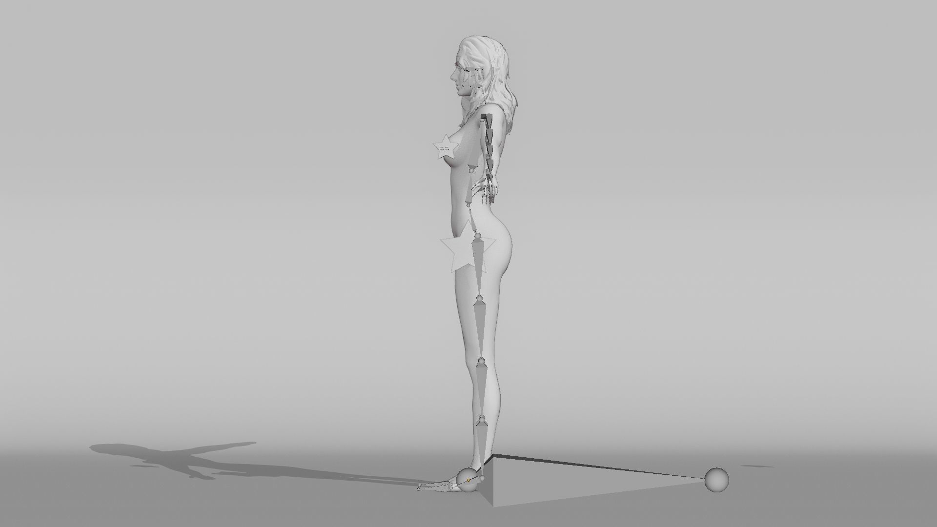 Realistic Female Character - Mariama 3D model_15