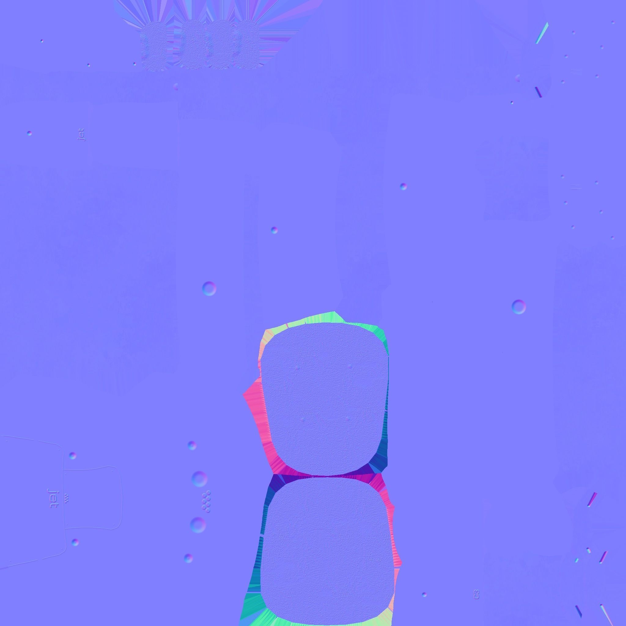 Jetpack C03 Yellow - SciFi Character Design Low-poly 3D model_24