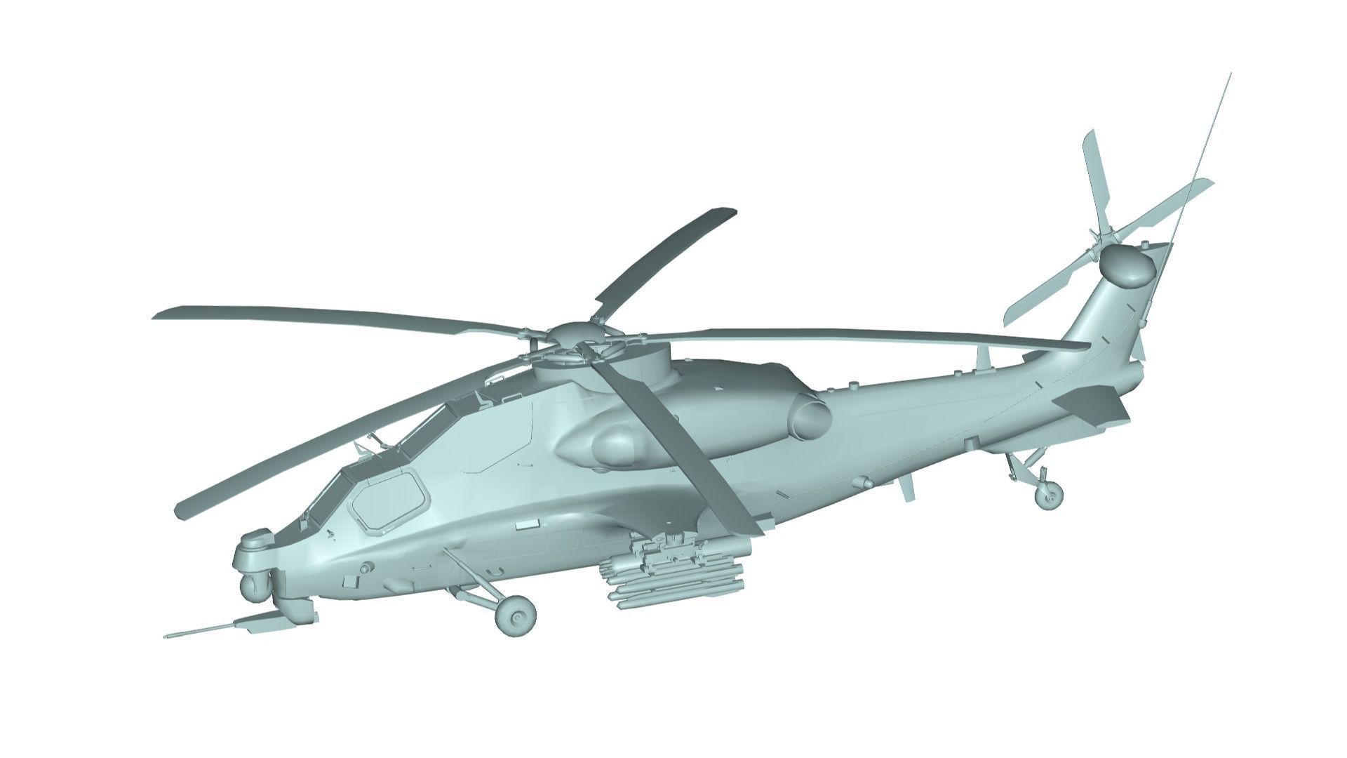Boeing AH-64 Apache 3D model_1