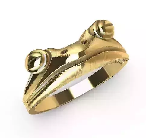 frog ring 3d jewelry anillo de sapo 3d joyeria