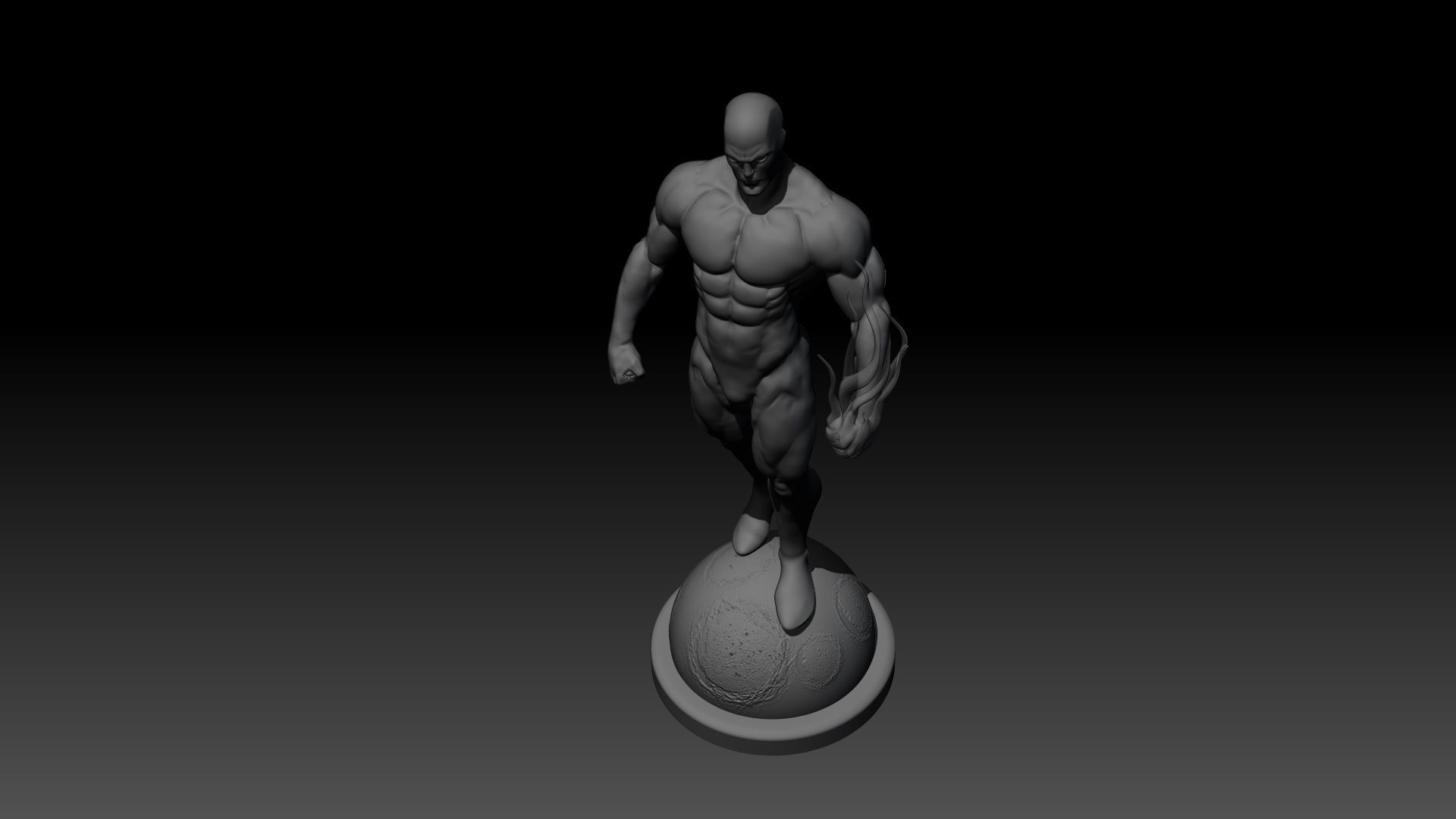 Silver surfer 3D print model_10