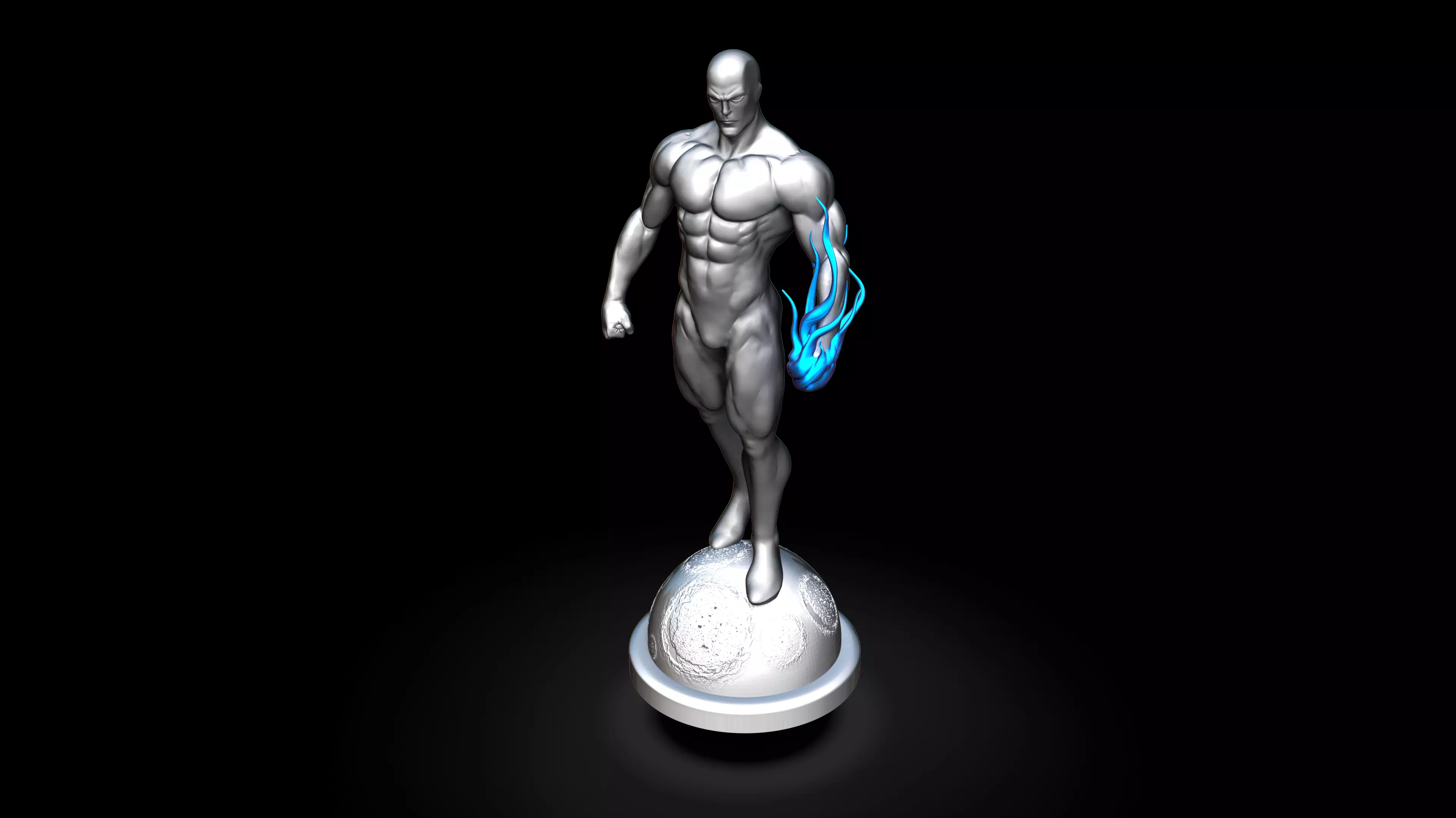Silver surfer 3D print model_0