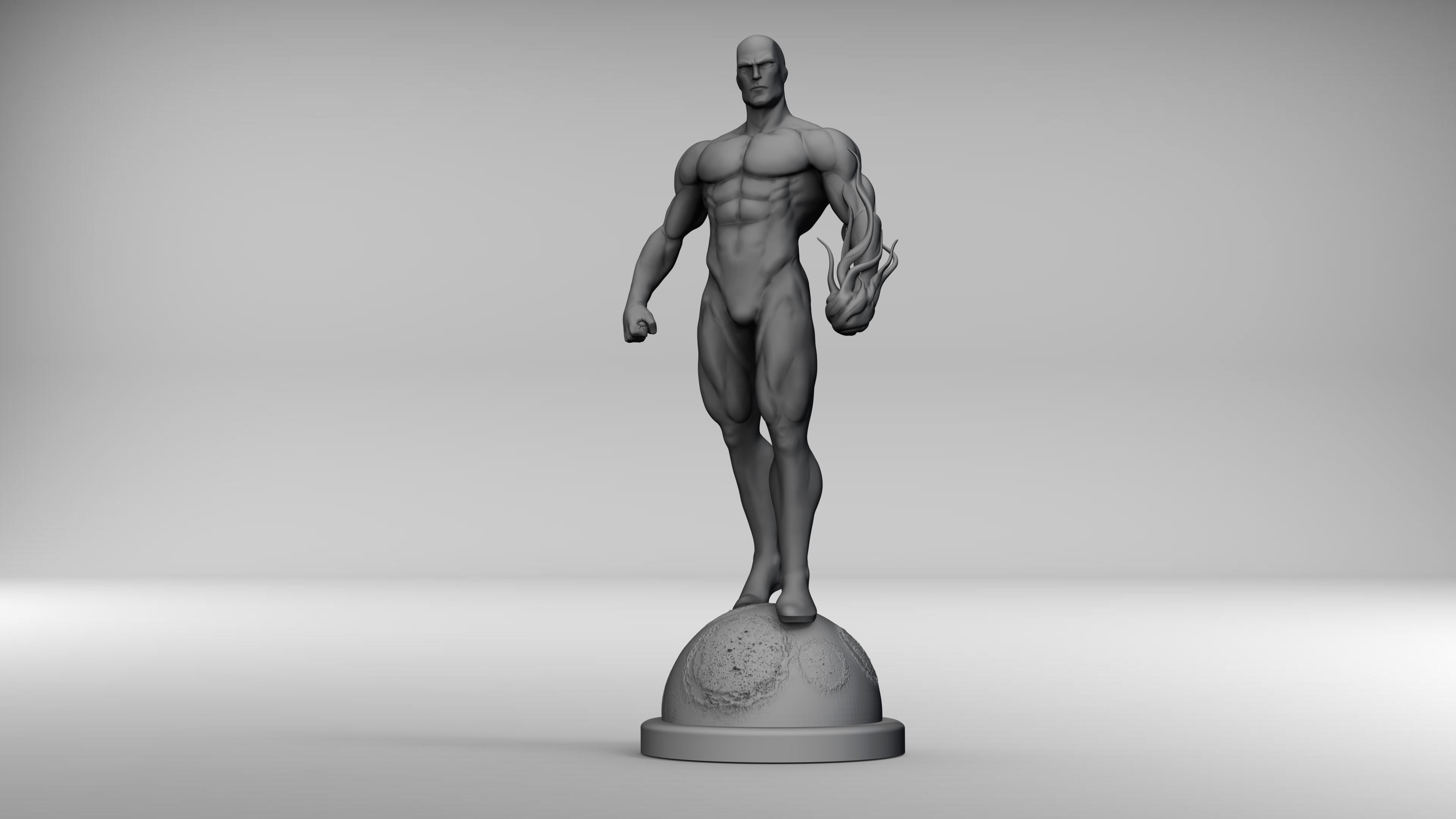 Silver surfer 3D print model_1