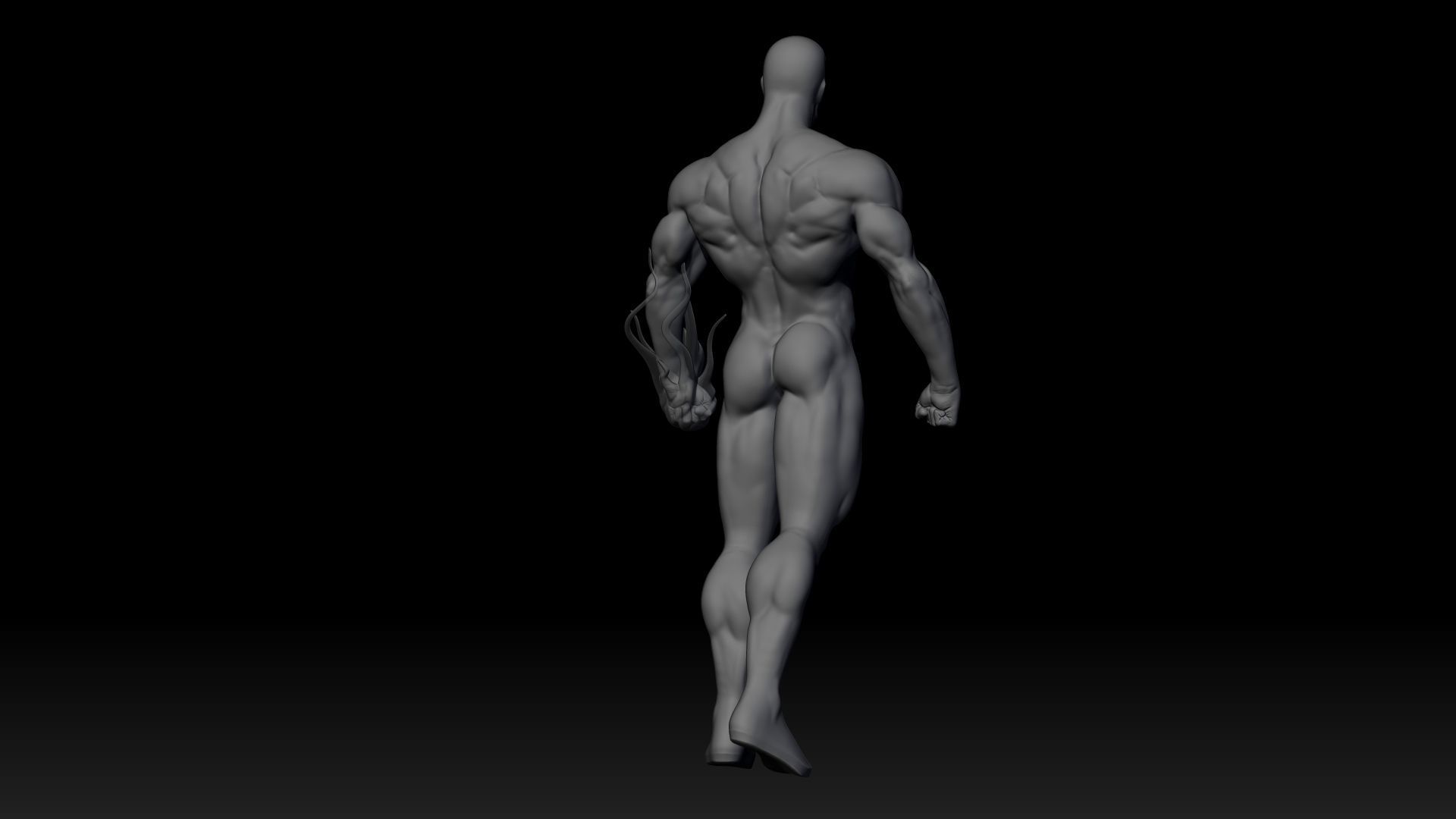 Silver surfer 3D print model_24