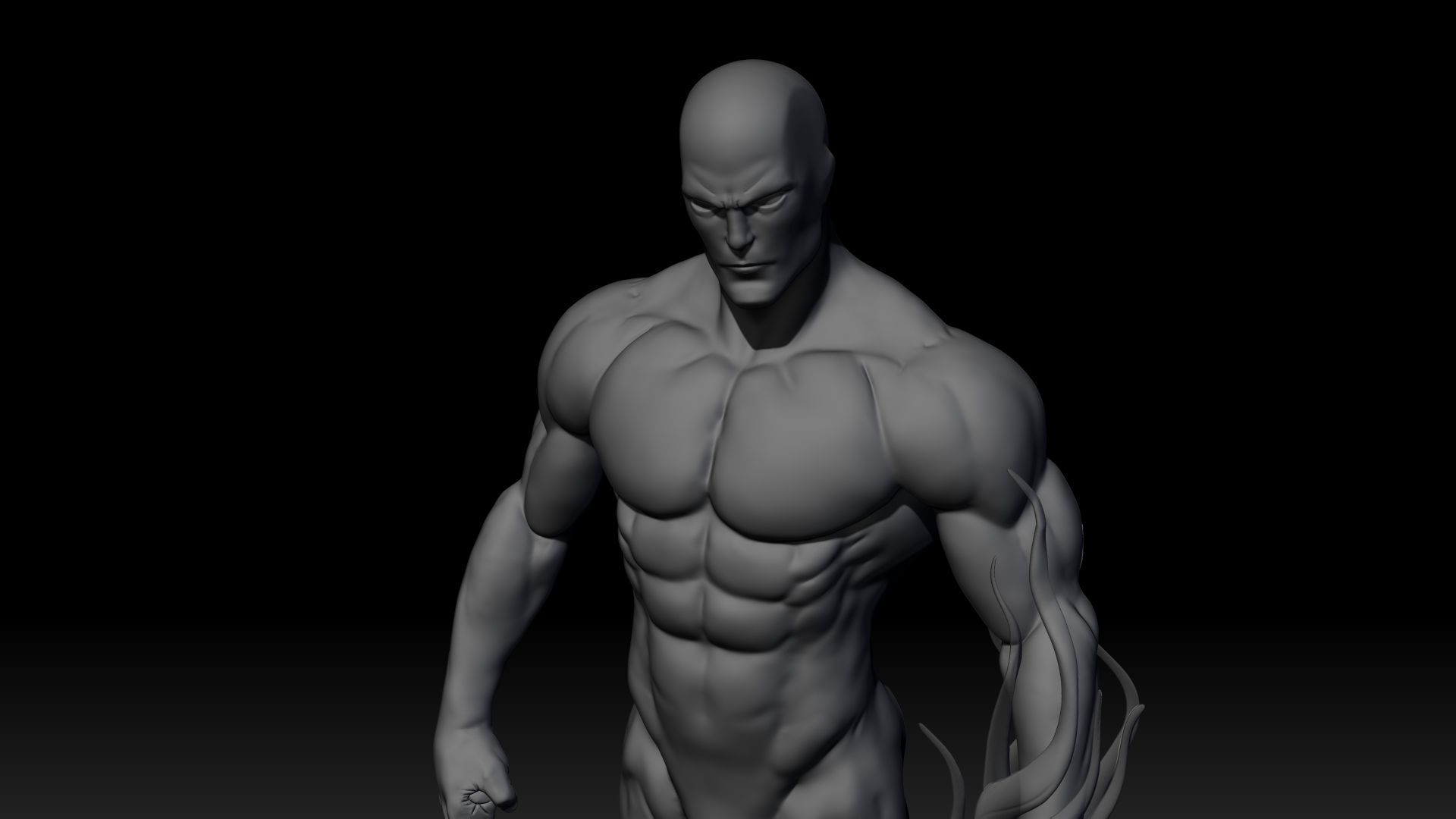 Silver surfer 3D print model_22