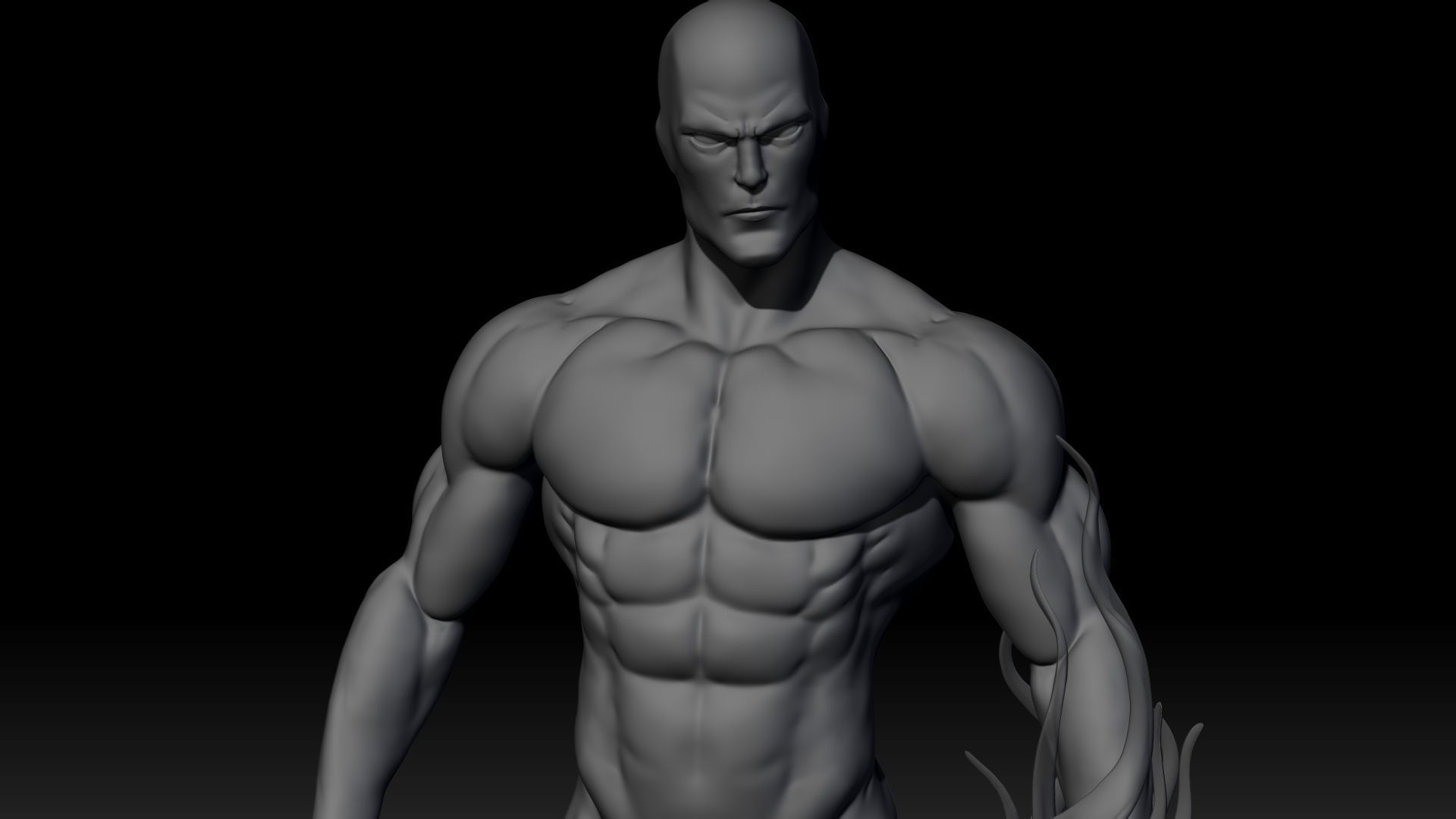 Silver surfer 3D print model_21