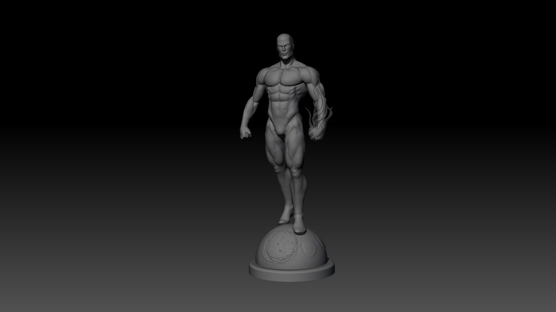 Silver surfer 3D print model_8