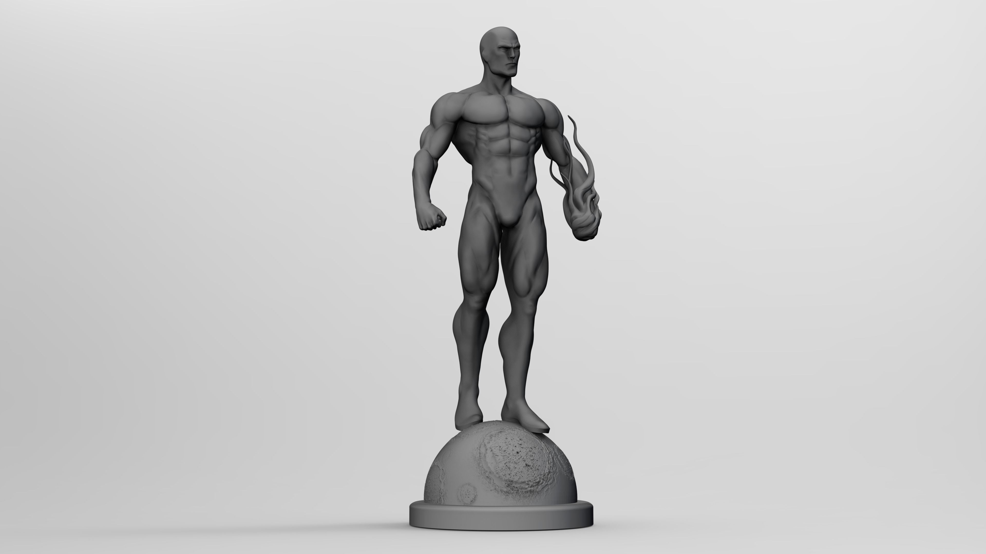 Silver surfer 3D print model_2