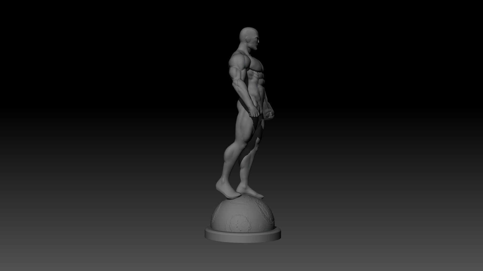 Silver surfer 3D print model_9